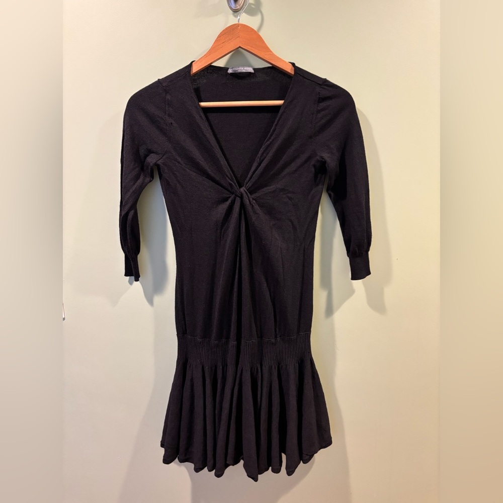Alexander McQueen - Black Long Sleeve Dress